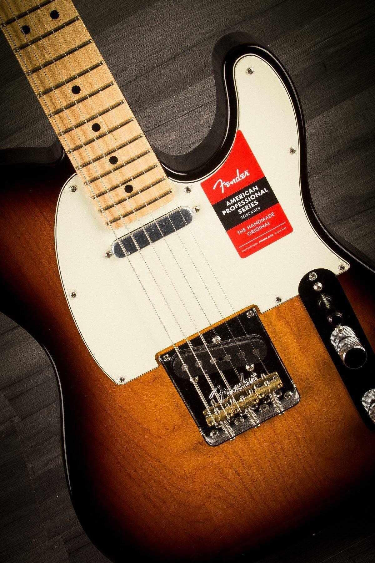 USED - Fender American Pro Telecaster - Two Tone Sunburst Maple neck