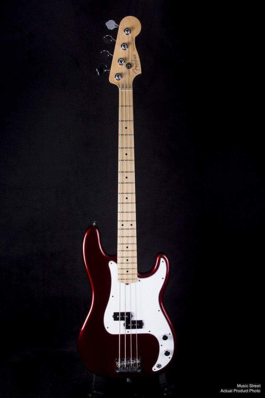 USED - Fender American Standard Precision Bass, Candy Red