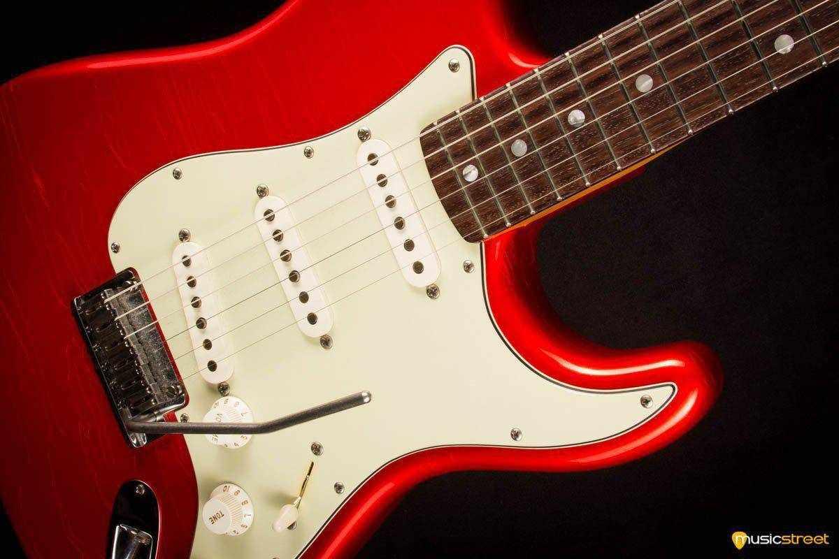 USED - Fender Custom Shop 20th Anniversary Master built Strat, Candy Tangerine (2007)