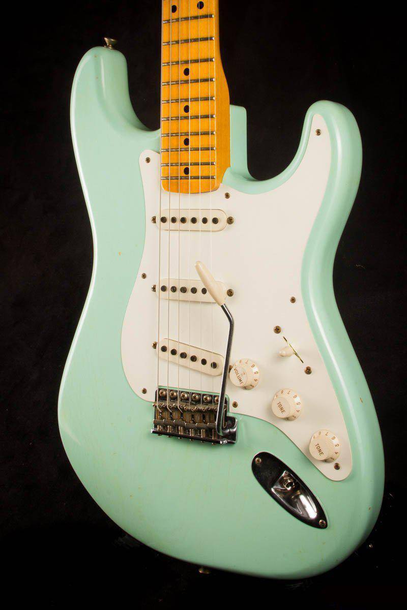 USED - Fender Custom Shop '55 Journeyman Relic Strat - Sea Foam Green