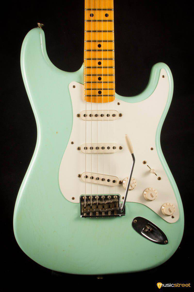 USED - Fender Custom Shop '55 Journeyman Relic Strat - Sea Foam Green