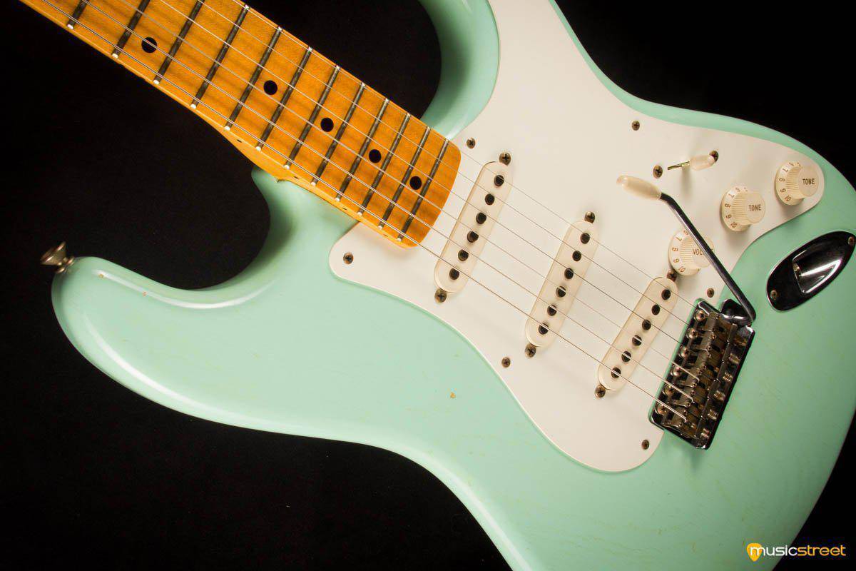 USED - Fender Custom Shop '55 Journeyman Relic Strat - Sea Foam Green