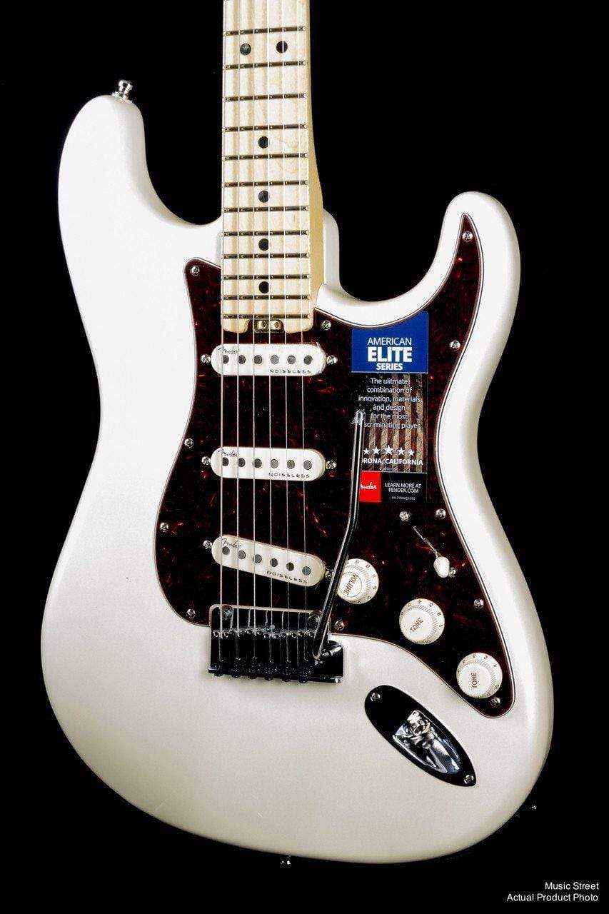 USED - Fender Elite Series Stratocaster Olympic Pearl White