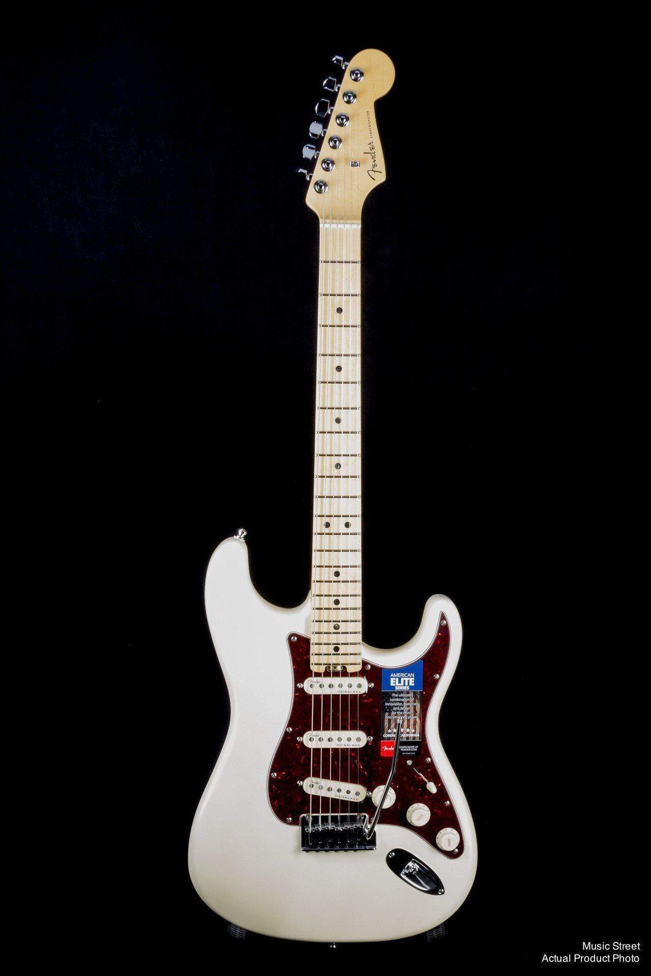 USED - Fender Elite Series Stratocaster Olympic Pearl White