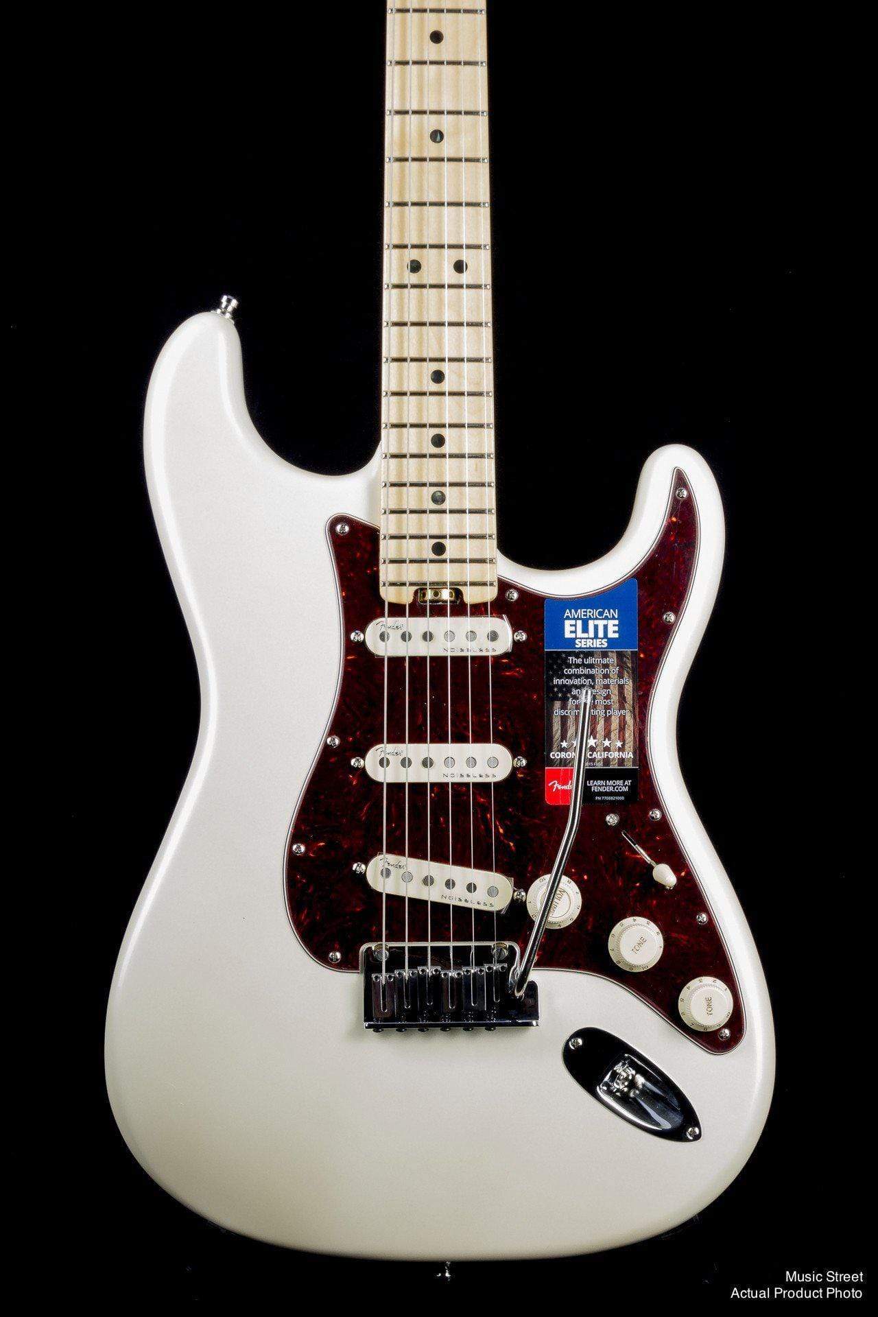 USED - Fender Elite Series Stratocaster Olympic Pearl White