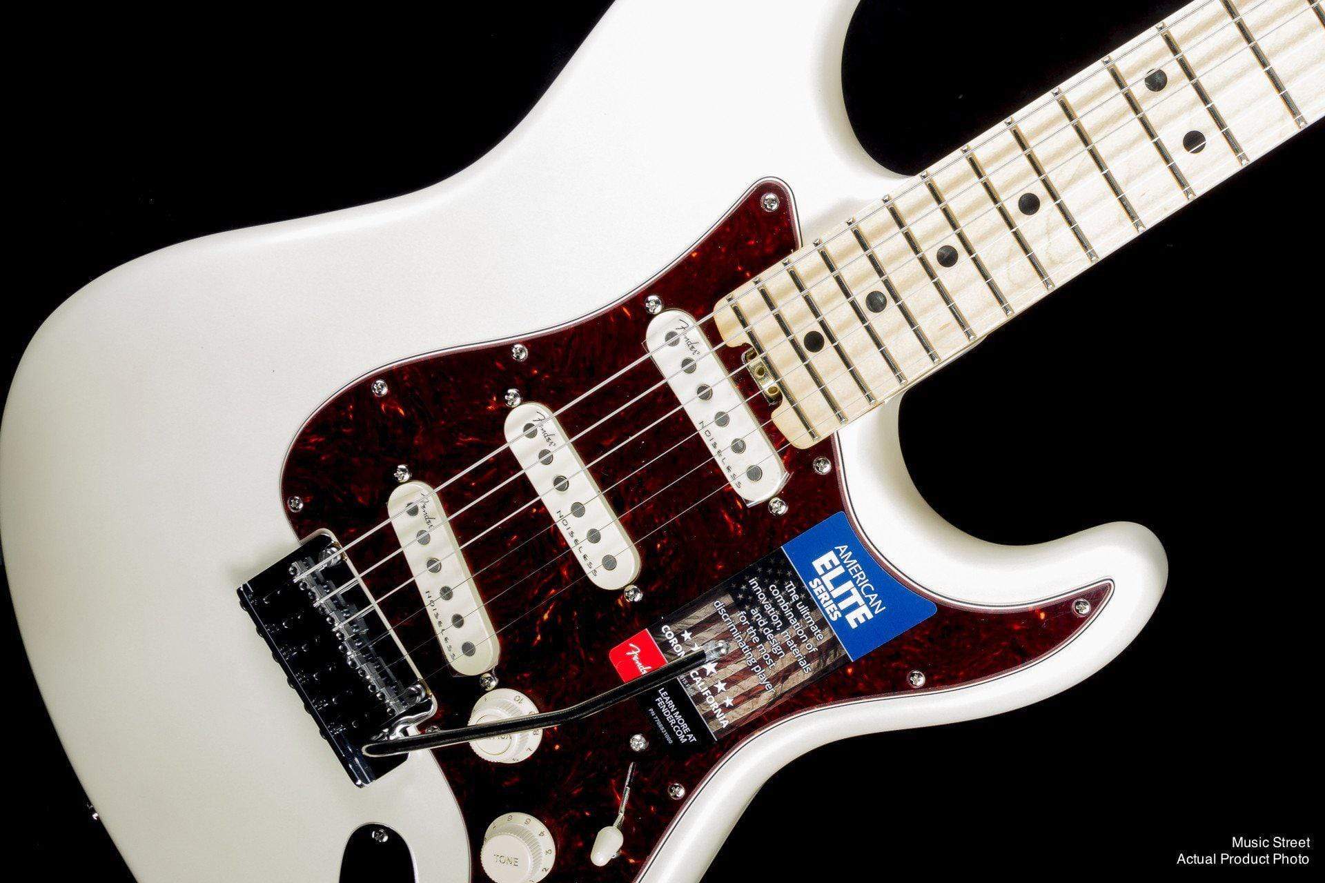 USED - Fender Elite Series Stratocaster Olympic Pearl White