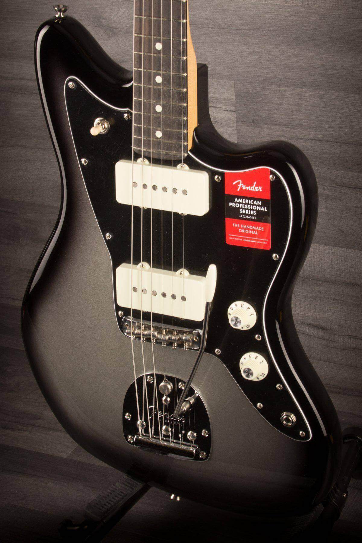 USED - Fender FSR American Pro Jazzmaster Ebony, Silverburst