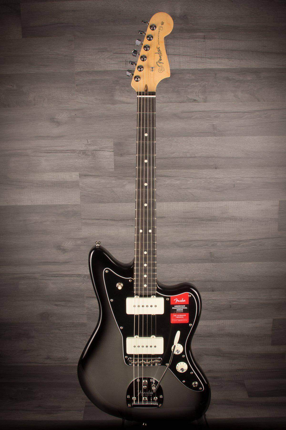 USED - Fender FSR American Pro Jazzmaster Ebony, Silverburst