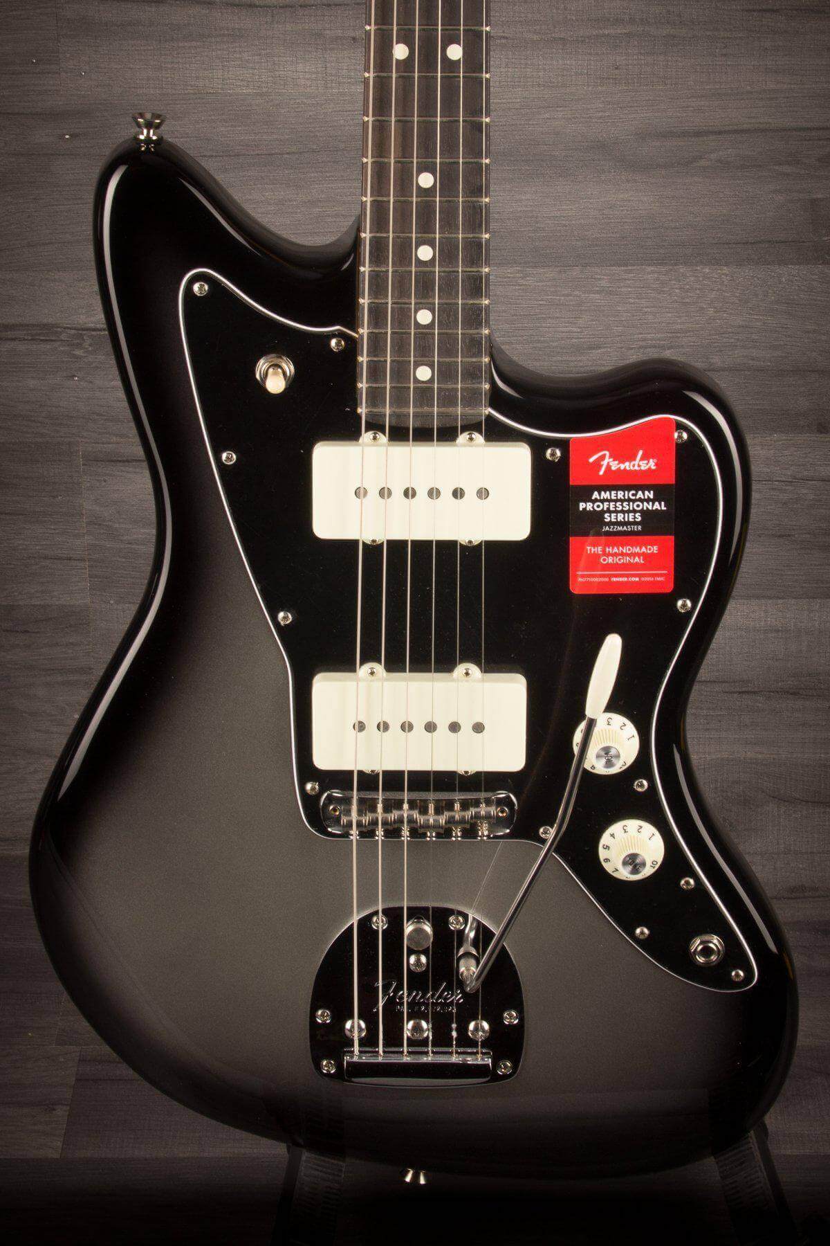 USED - Fender FSR American Pro Jazzmaster Ebony, Silverburst