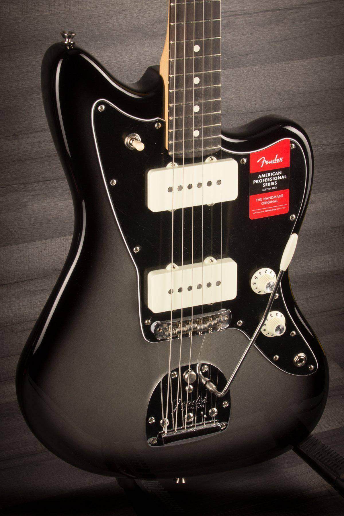 USED - Fender FSR American Pro Jazzmaster Ebony, Silverburst