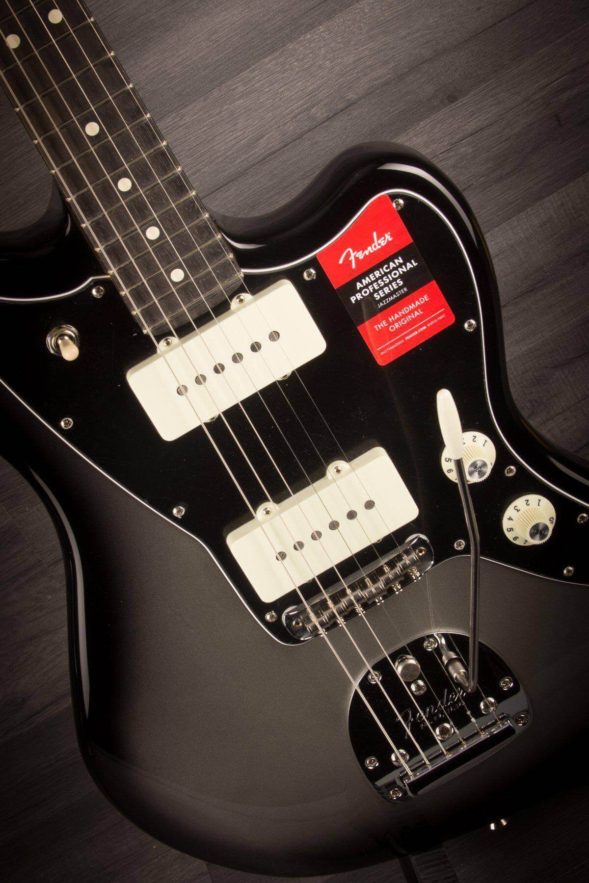 USED - Fender FSR American Pro Jazzmaster Ebony, Silverburst
