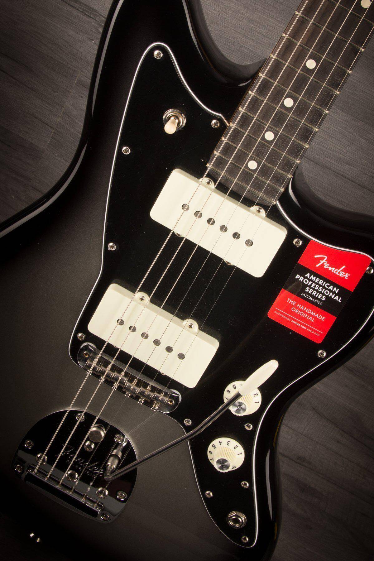 USED - Fender FSR American Pro Jazzmaster Ebony, Silverburst