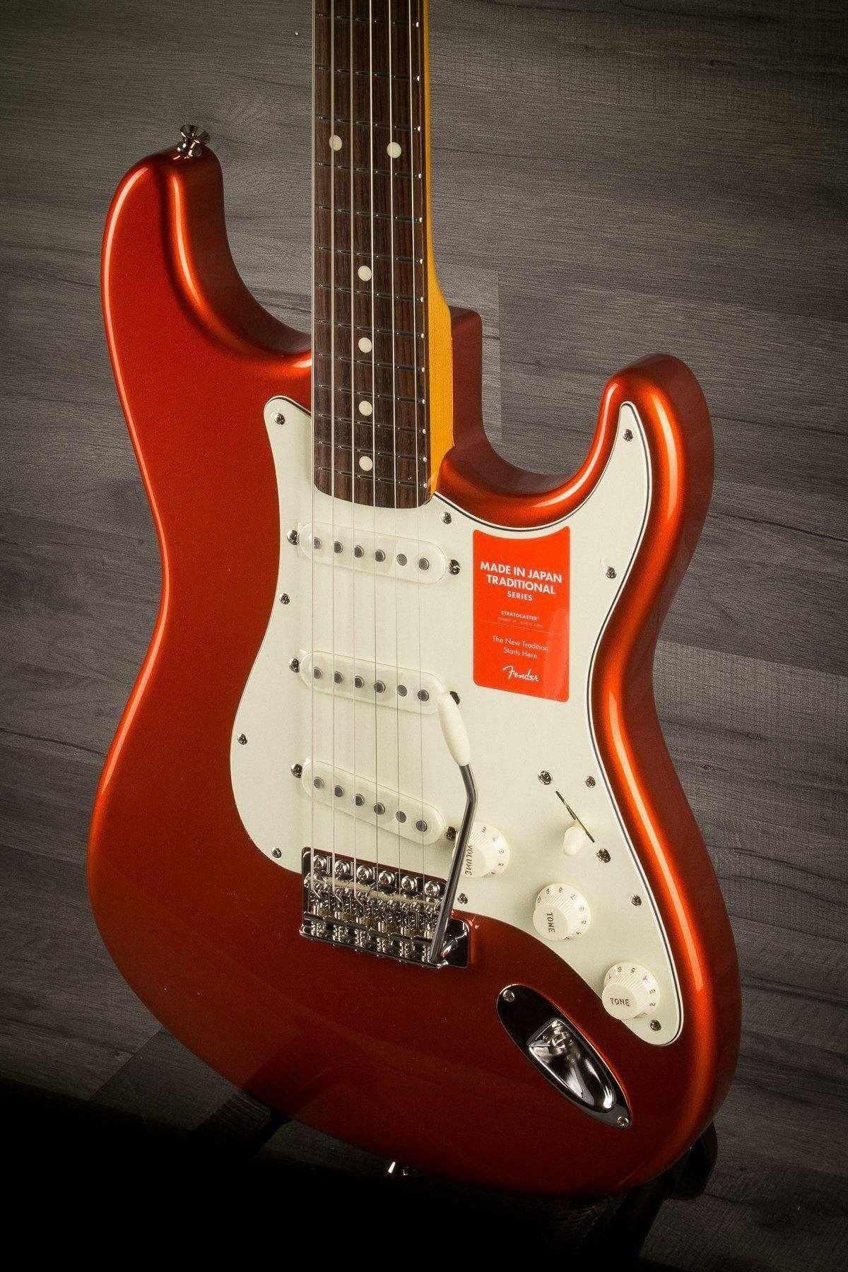 USED - Fender MIJ Traditional 60s Stratocaster - Candy Tangerine