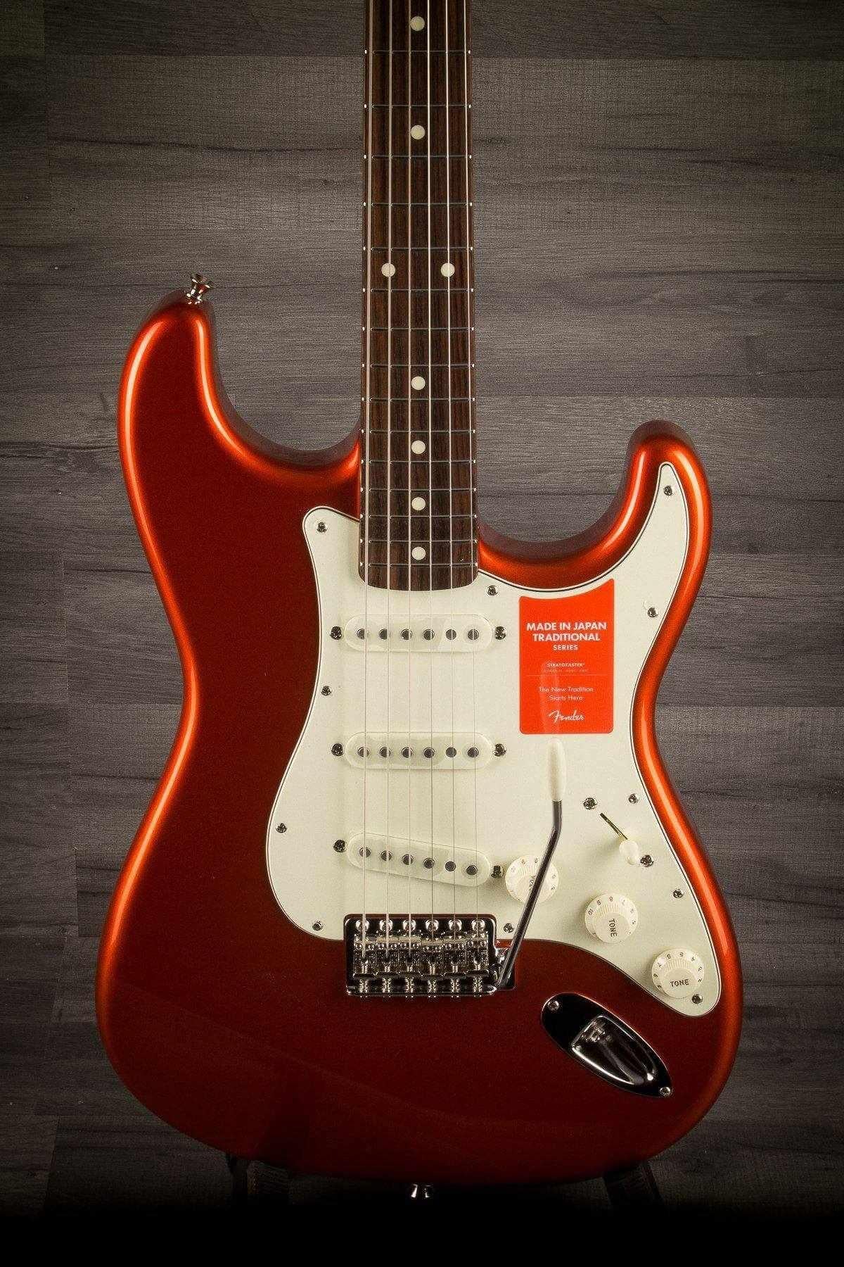 USED - Fender MIJ Traditional 60s Stratocaster - Candy Tangerine