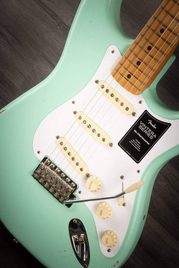 Fender Electric Guitar USED - Fender Vintera Road Worn '50s Stratocaster Surf Green