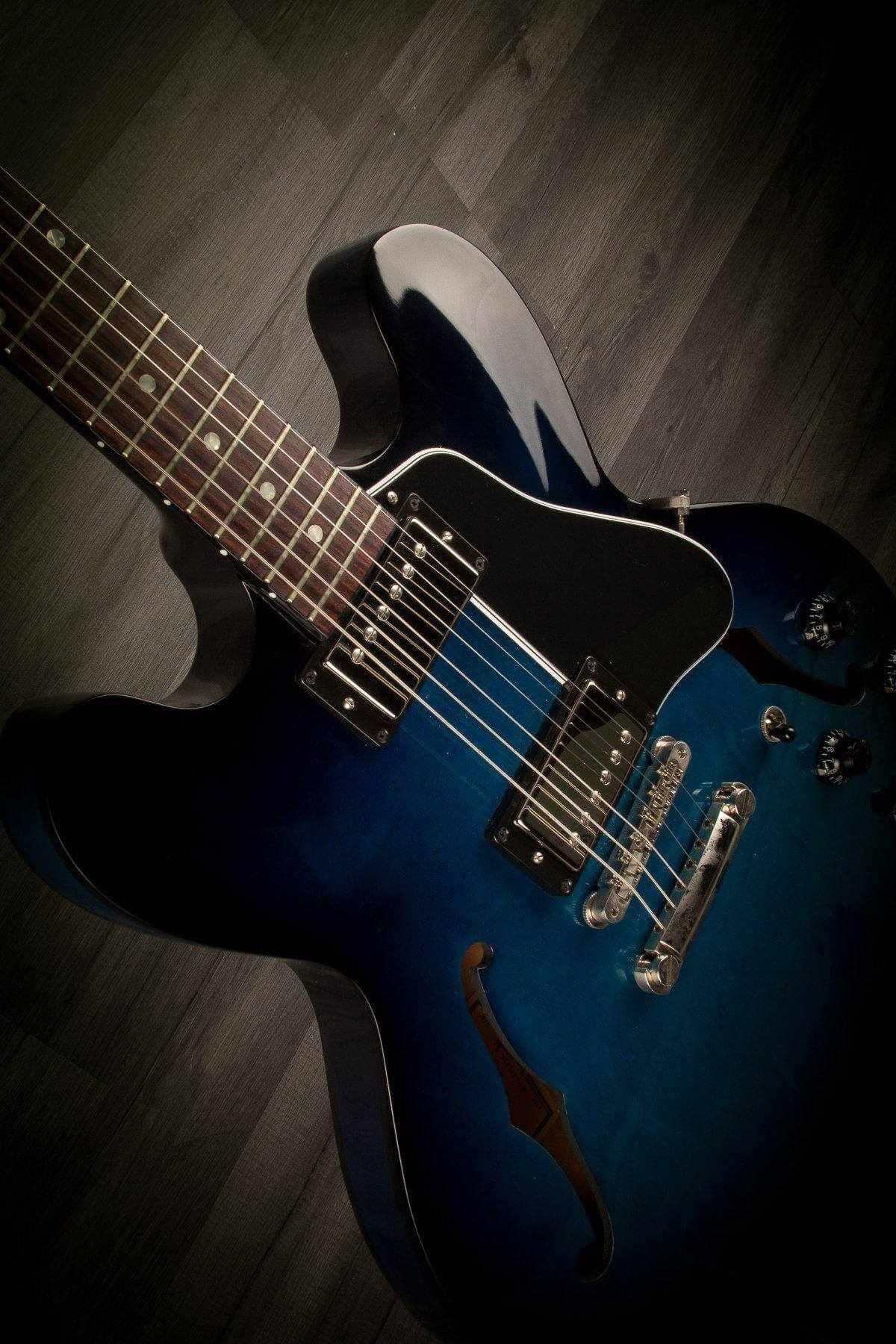 USED - 2018 Gibson Dot ES335 Blue Burst