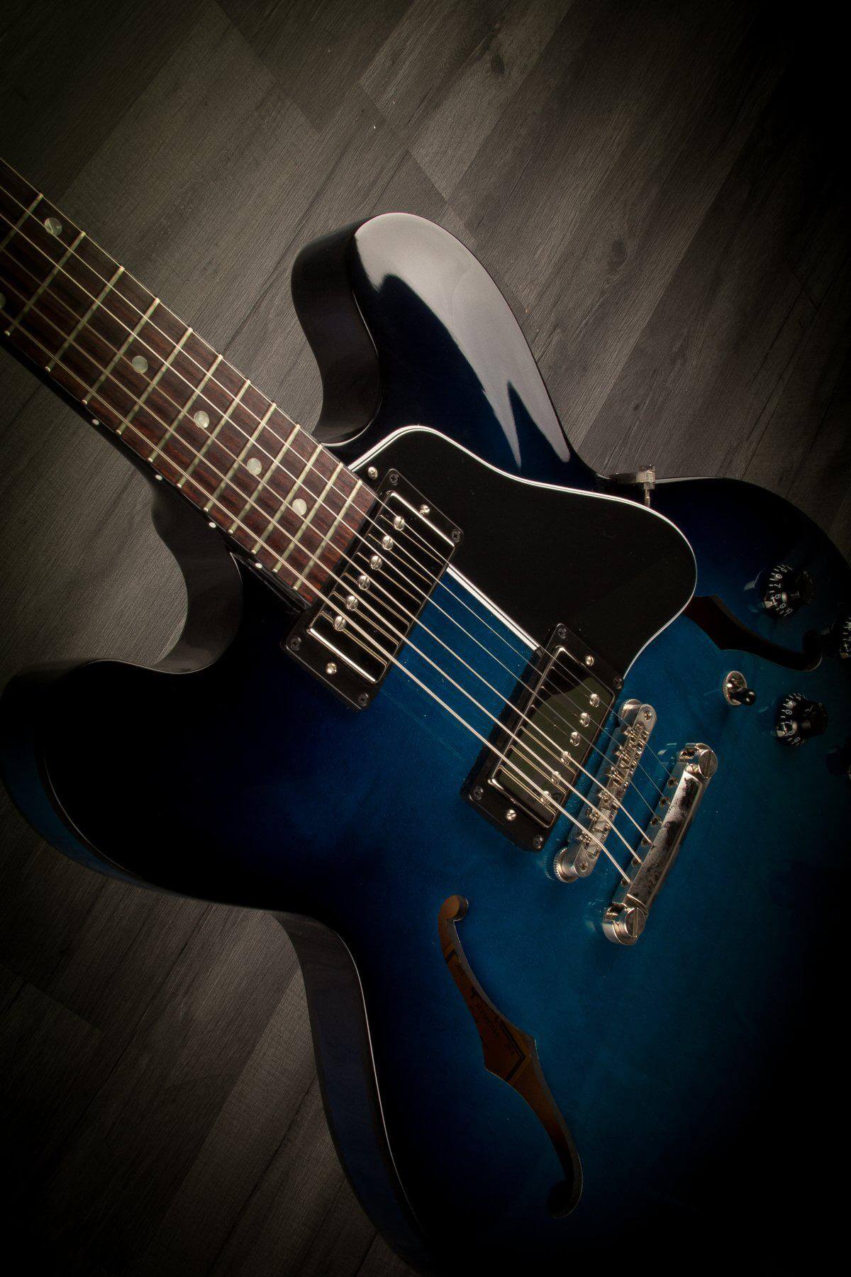 USED - 2018 Gibson Dot ES335 Blue Burst
