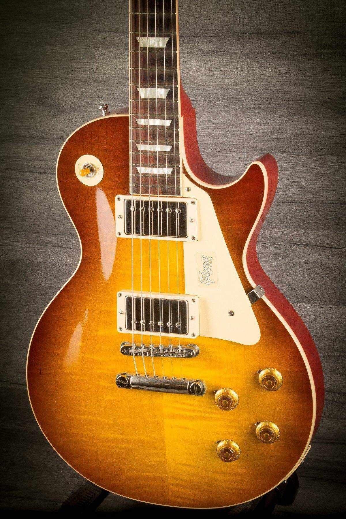 USED - Gibson Custom Historic 2018 '58 Les Paul Gloss - Royal Teaburst