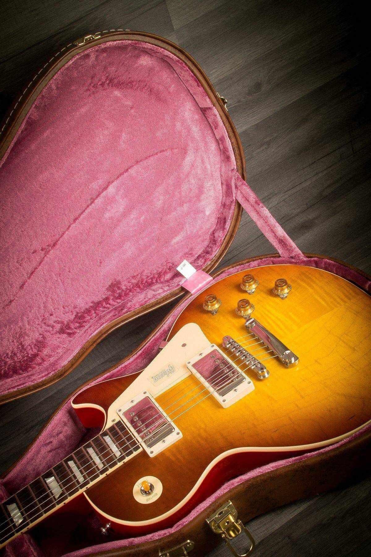 USED - Gibson Custom Historic 2018 '58 Les Paul Gloss - Royal Teaburst