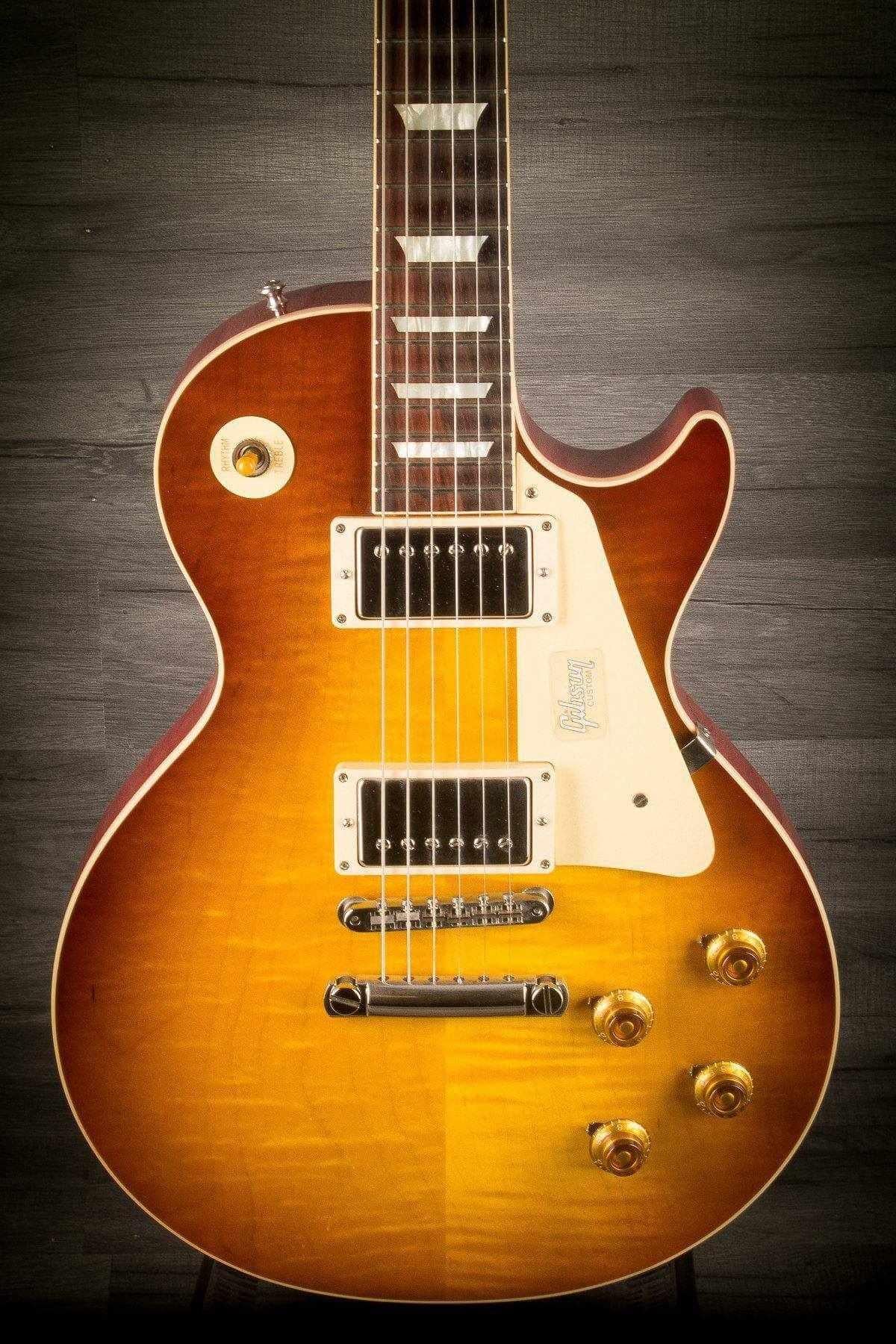 USED - Gibson Custom Historic 2018 '58 Les Paul Gloss - Royal Teaburst