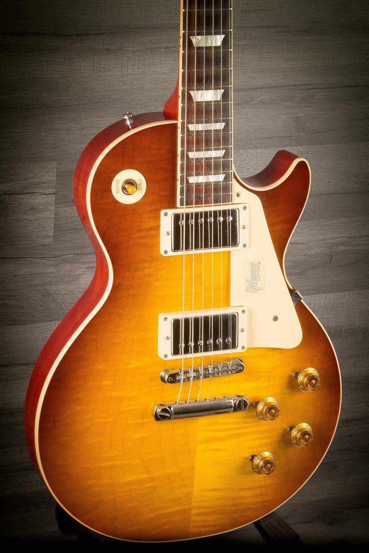 USED - Gibson Custom Historic 2018 '58 Les Paul Gloss - Royal Teaburst