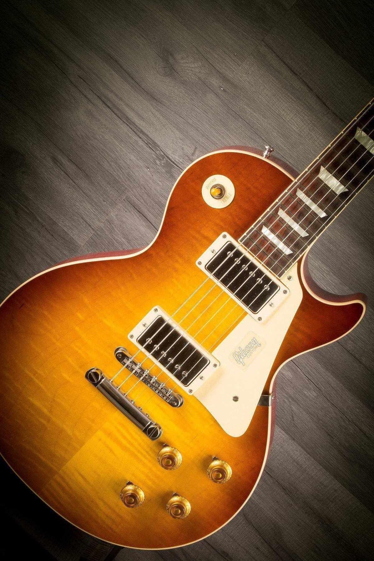 USED - Gibson Custom Historic 2018 '58 Les Paul Gloss - Royal Teaburst