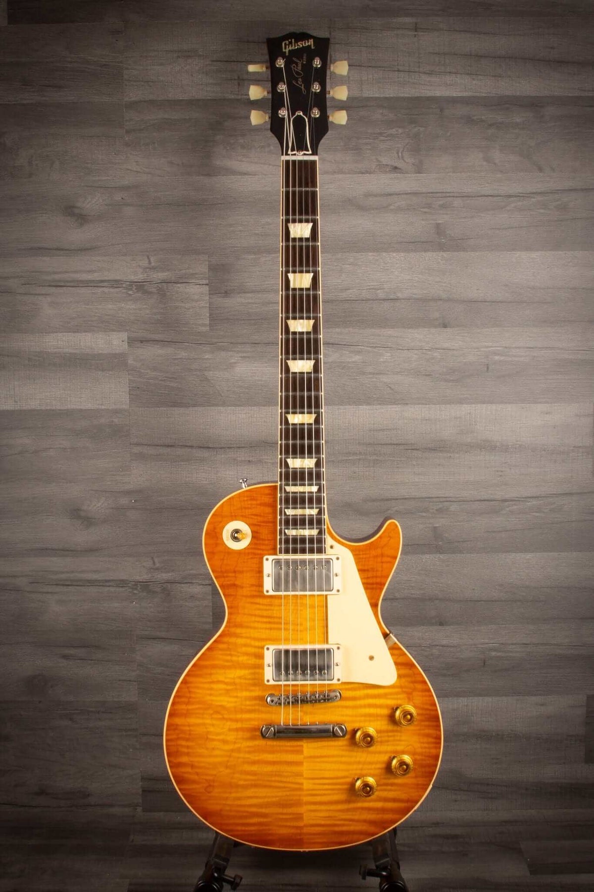 USED - Gibson Custom Shop 60th Anniversary 1959 Les Paul VOS - Golden Poppy Burst