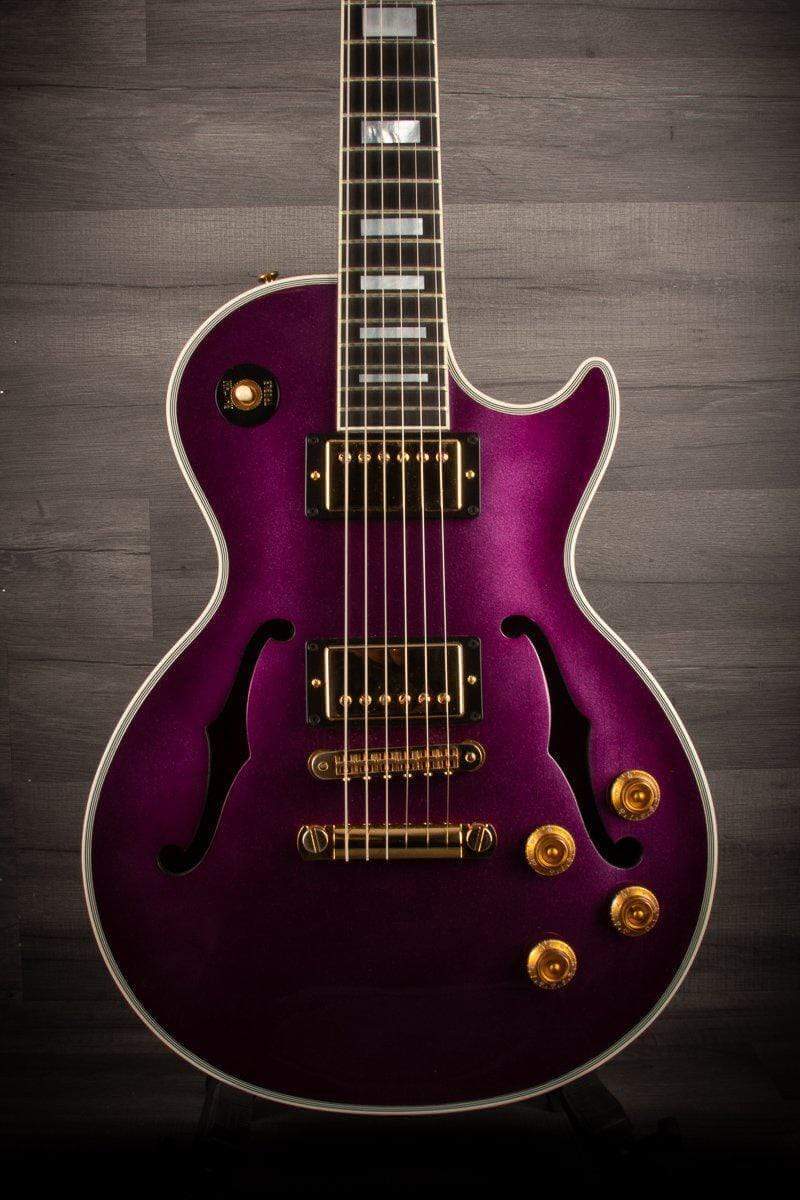 USED - Gibson Custom Shop ES Les Paul Florentine Grape Sparkle