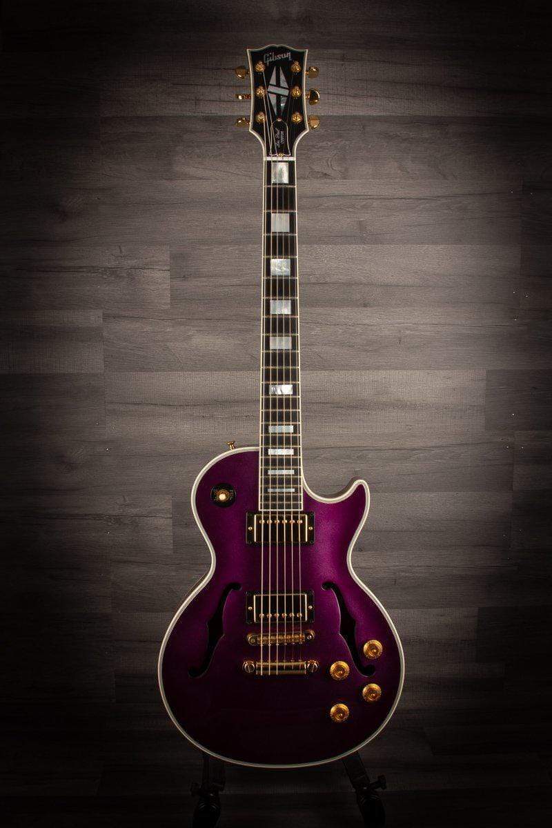 USED - Gibson Custom Shop ES Les Paul Florentine Grape Sparkle