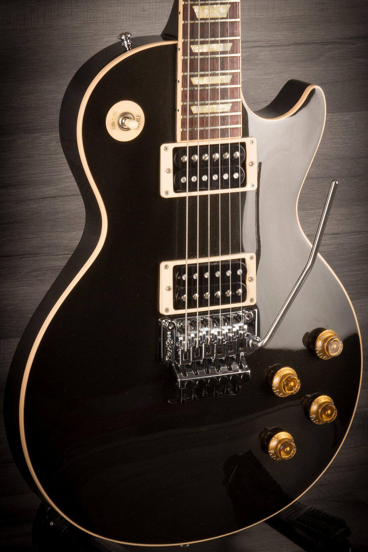USED - Gibson Custom Shop Les Paul Axcess Standard - Gun Metal Floyd Rose #CS600662