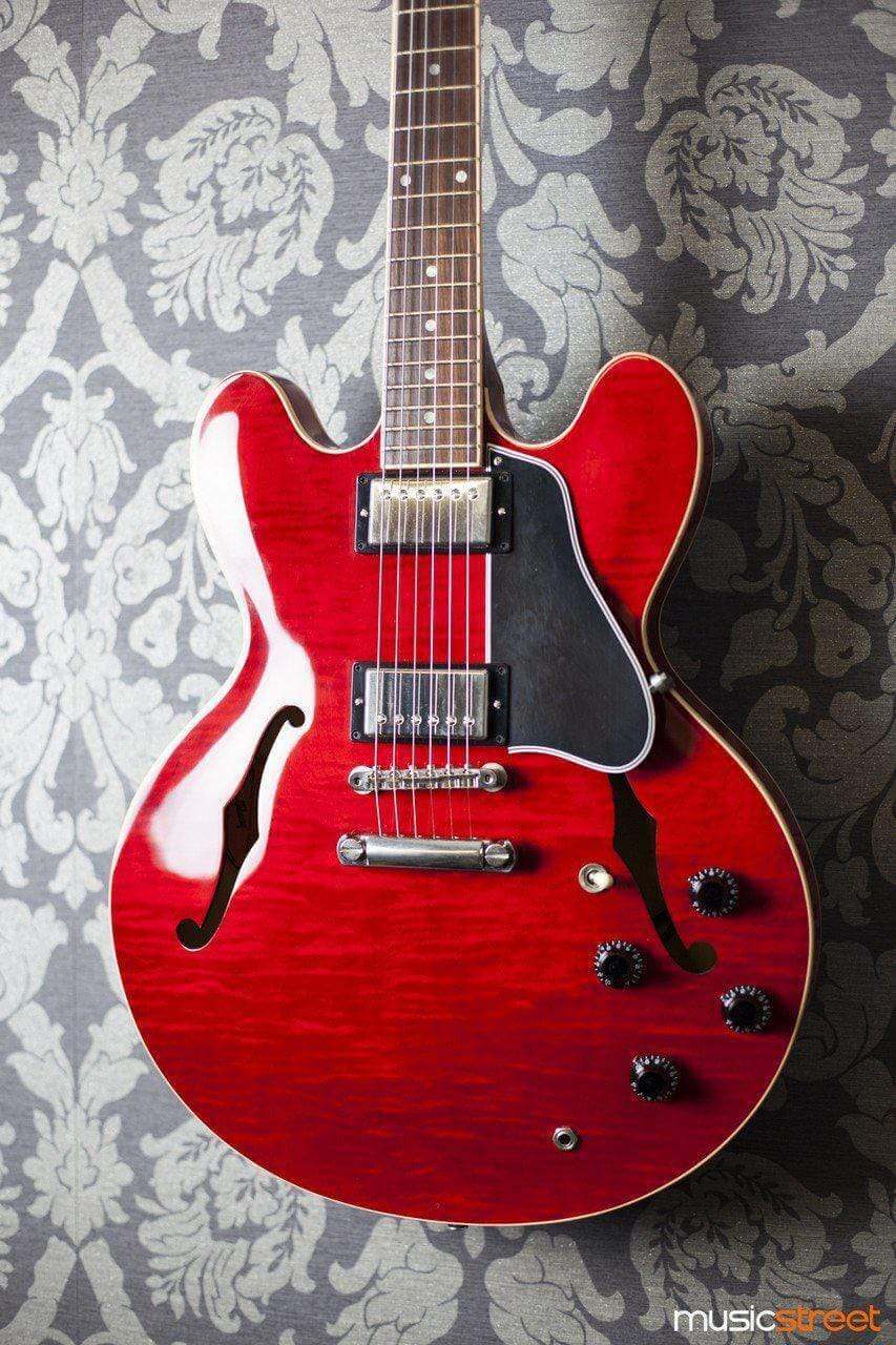 USED Gibson Es335 Cherry Flame Top 2005 Model