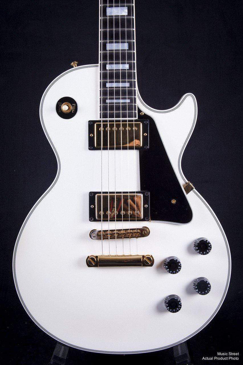 USED - Gibson Les Paul Custom Alpine White (Ebony Fingerboard)