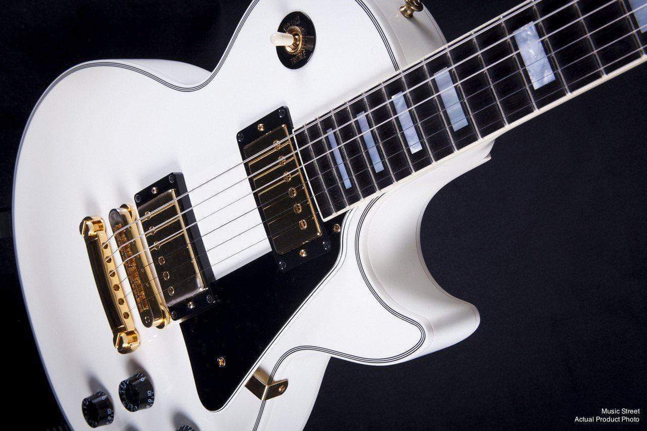 USED - Gibson Les Paul Custom Alpine White (Ebony Fingerboard)