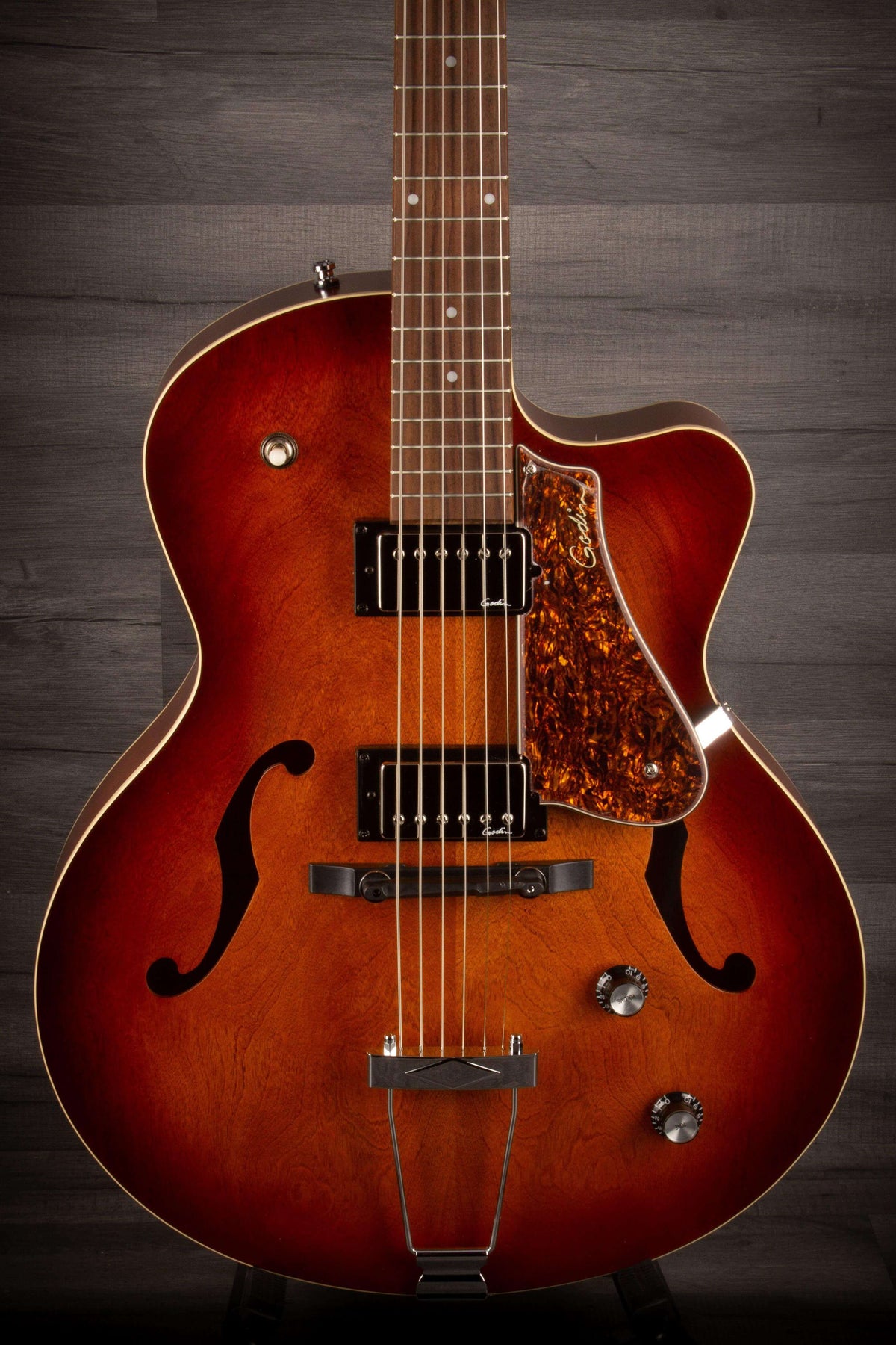 Godin 5th Avenue CW Kingpin II Humbucker - Cognac Burst