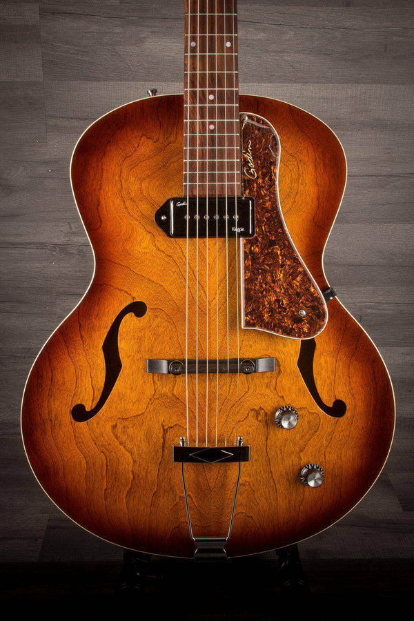 Godin 5Th Avenue Kingpin P90 Cognac Burst - MusicStreet