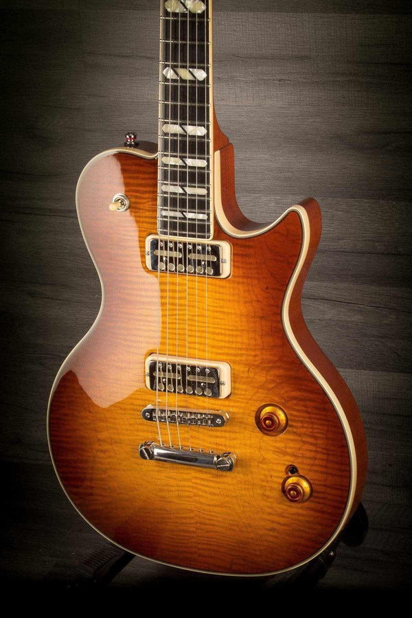 USED - Godin Summit Classic Supreme Limited Cognac Burst Flame Top