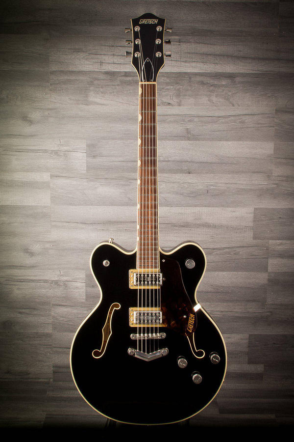 Gretsch G6609 Players Edition Broadkaster CB w/ V-Stoptail - Black - MusicStreet