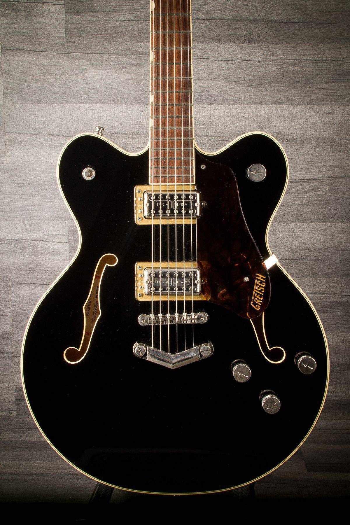 Gretsch G6609 Players Edition Broadkaster CB w/ V-Stoptail - Black