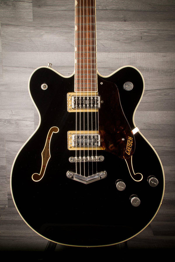 Gretsch G6609 Players Edition Broadkaster CB w/ V-Stoptail - Black - MusicStreet