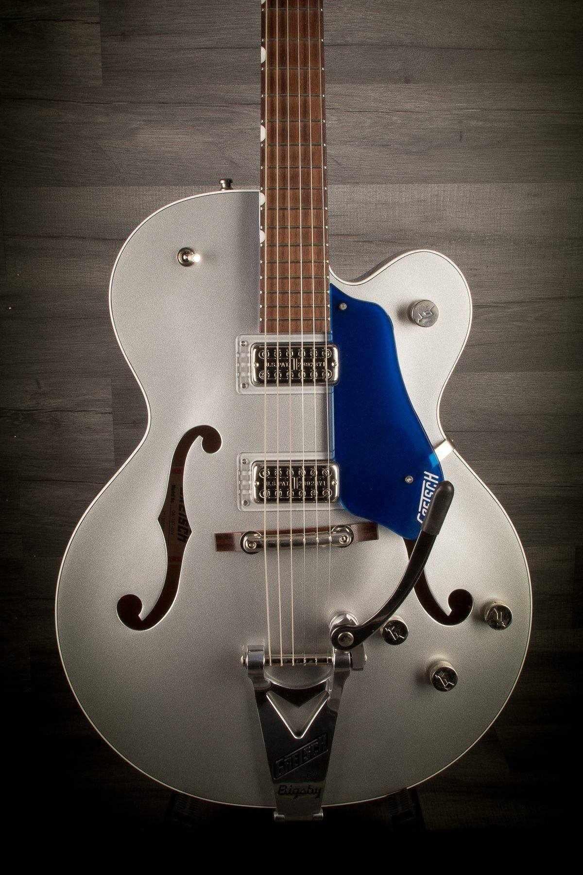 USED - Gretsch G6118T Players Edition Anniversary Iridium Silver & Azure Metallic