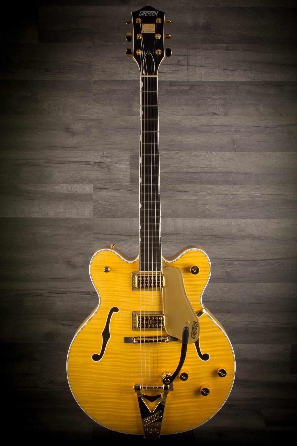 USED - Gretsch G6122TFM Players Edition Country Gentleman - Flame Maple Amber