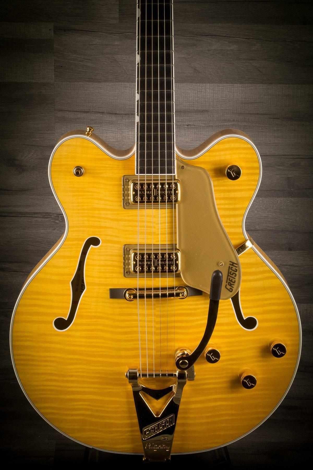 USED - Gretsch G6122TFM Players Edition Country Gentleman - Flame Maple Amber