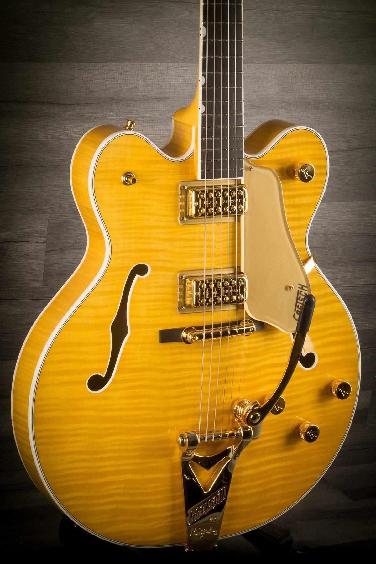 USED - Gretsch G6122TFM Players Edition Country Gentleman - Flame Maple Amber