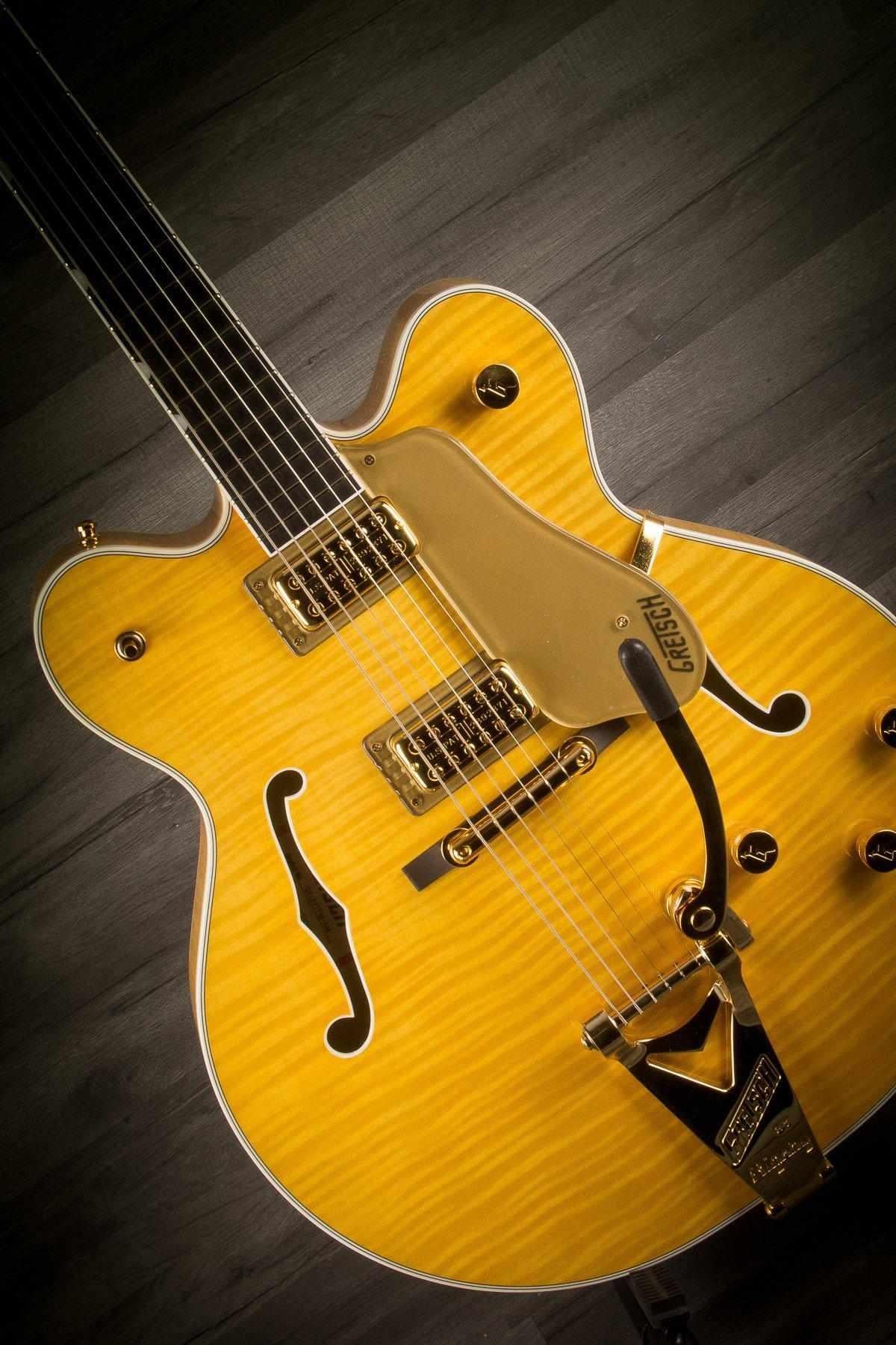 USED - Gretsch G6122TFM Players Edition Country Gentleman - Flame Maple Amber