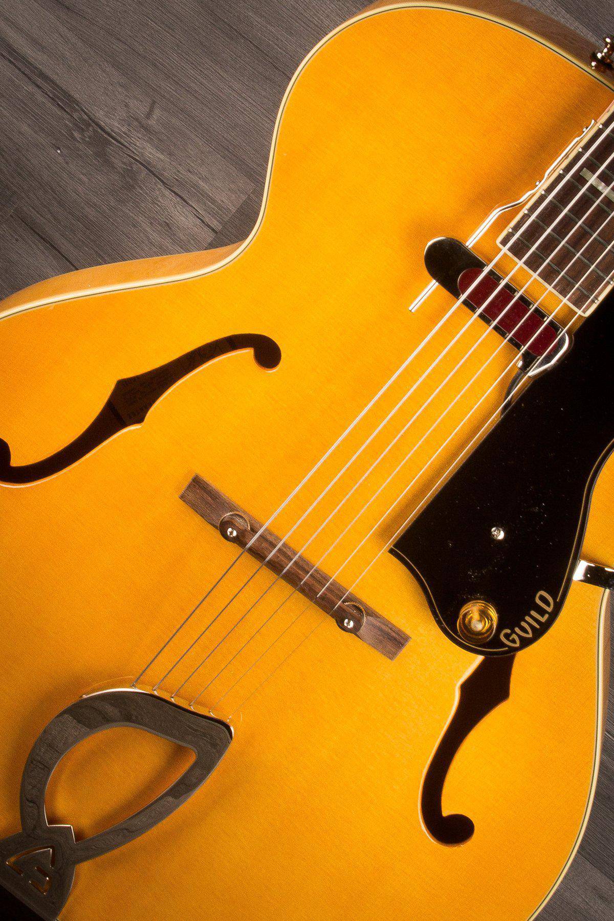 USED - Guild A150B Savoy Blonde Hollowbody Electric - MusicStreet