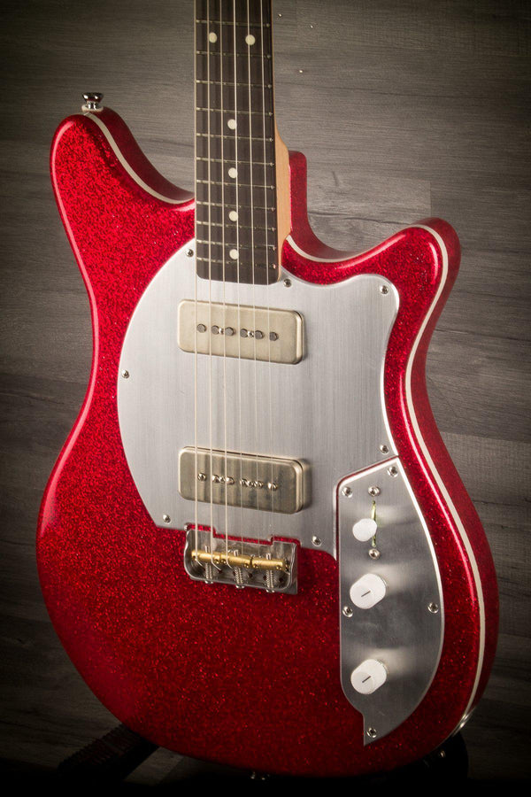 hahn Electric Guitar Hahn Model 112 - Red Sparkle