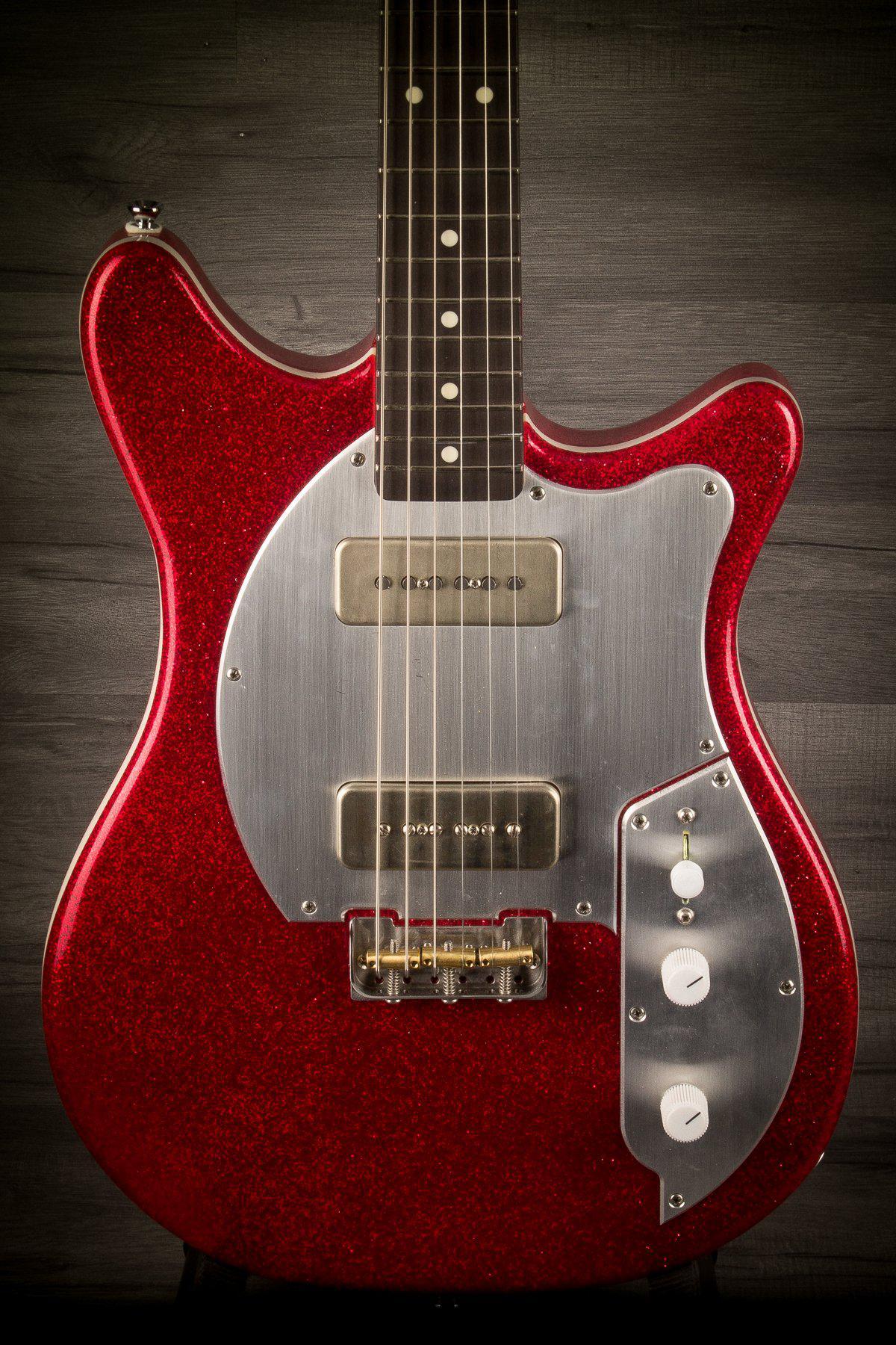 hahn Electric Guitar Hahn Model 112 - Red Sparkle
