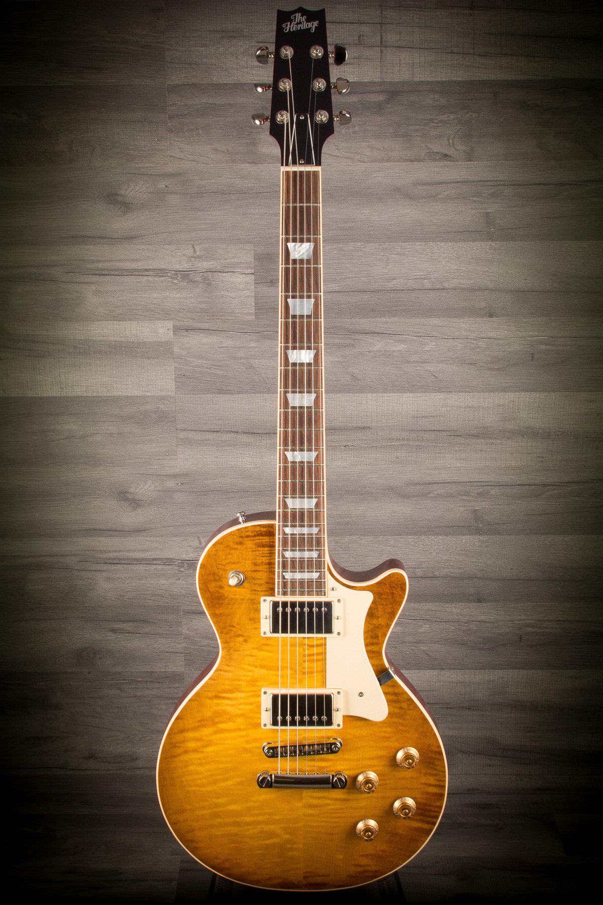 Heritage H150 Standard Solid Singlecut - Dirty Lemon Burst