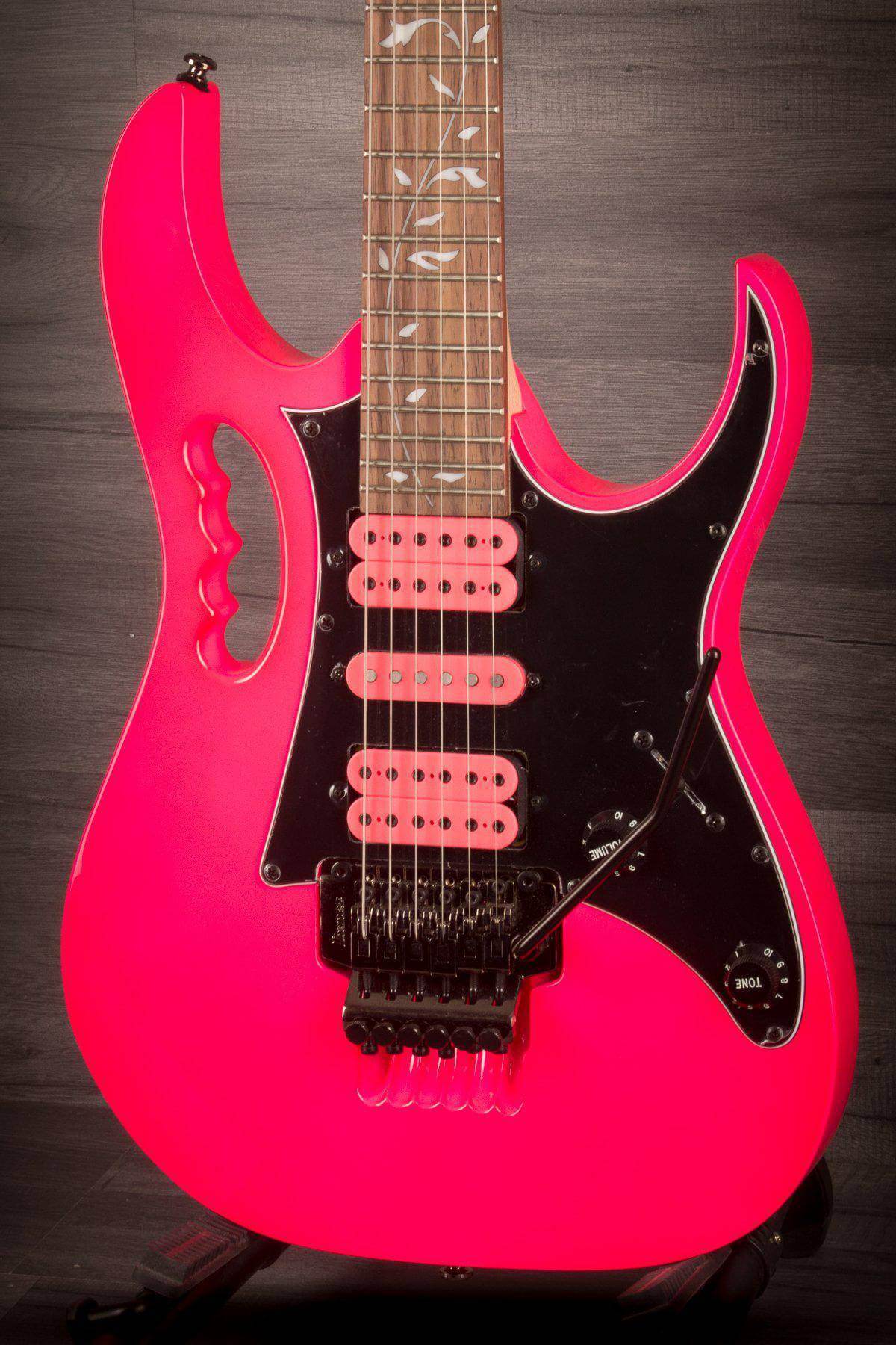 Ibanez JEMJRSP-PK Steve Vai Signature Jem Junior, Pink - MusicStreet
