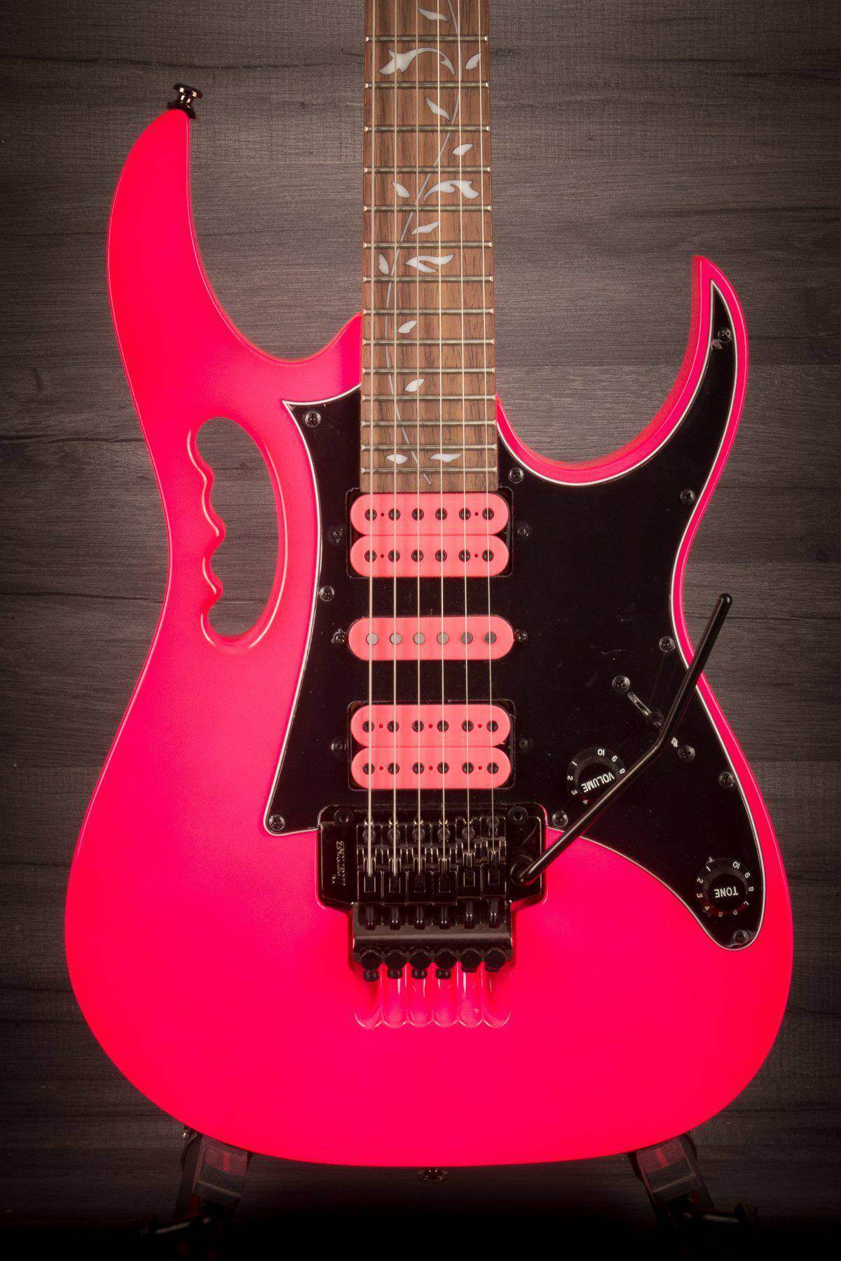 Ibanez JEMJRSP-PK Steve Vai Signature Jem Junior, Pink - MusicStreet
